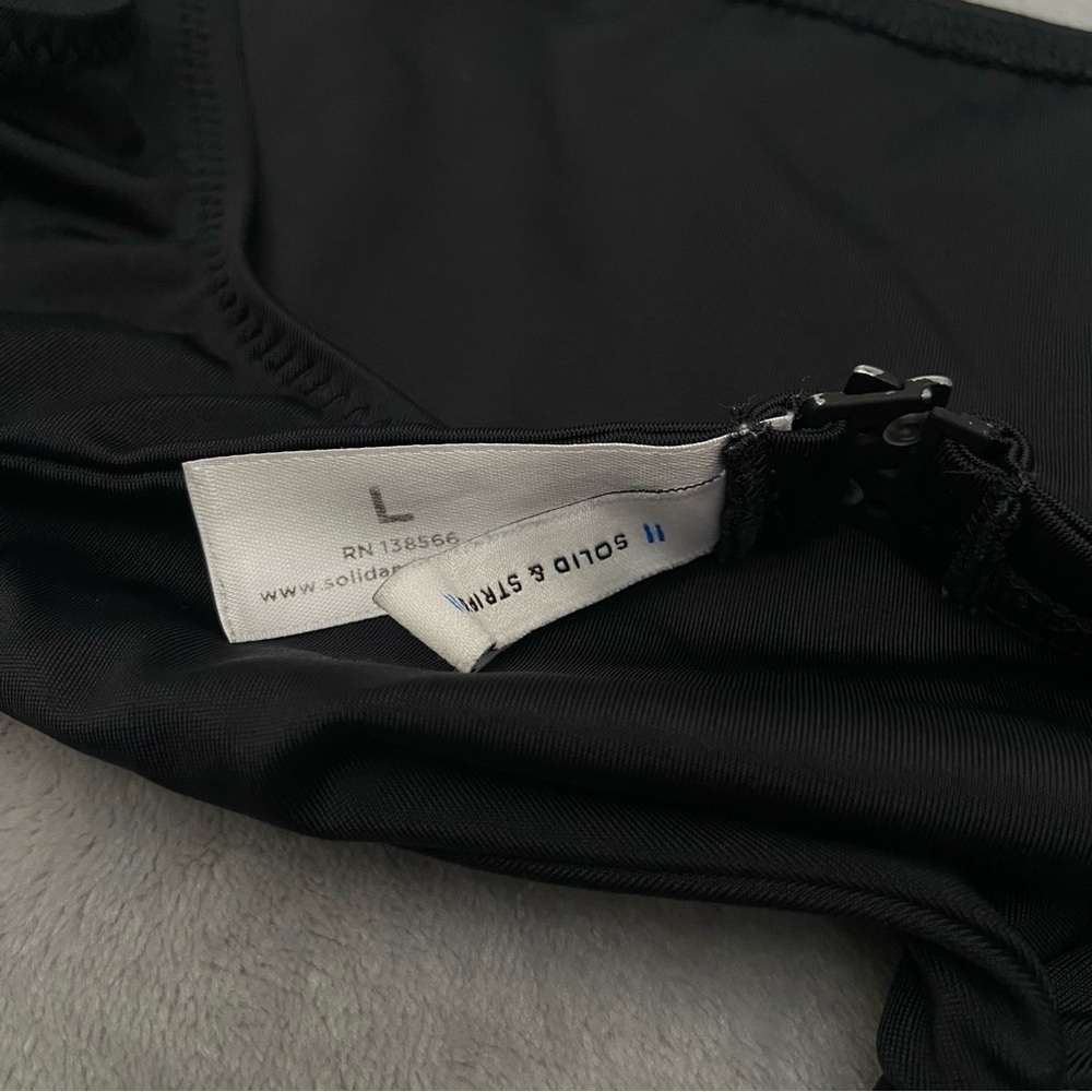 Solid And Striped Solid Black Bailey Knot One-Pie… - image 7